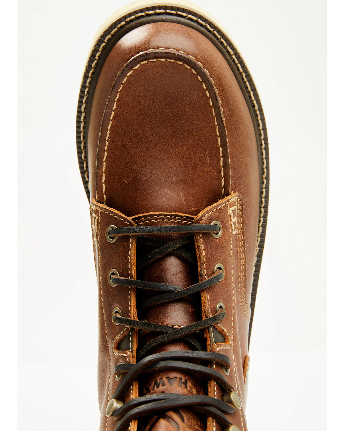 Men's 6" Lace-Up Moc Work Boots - Soft Toe - Image 6