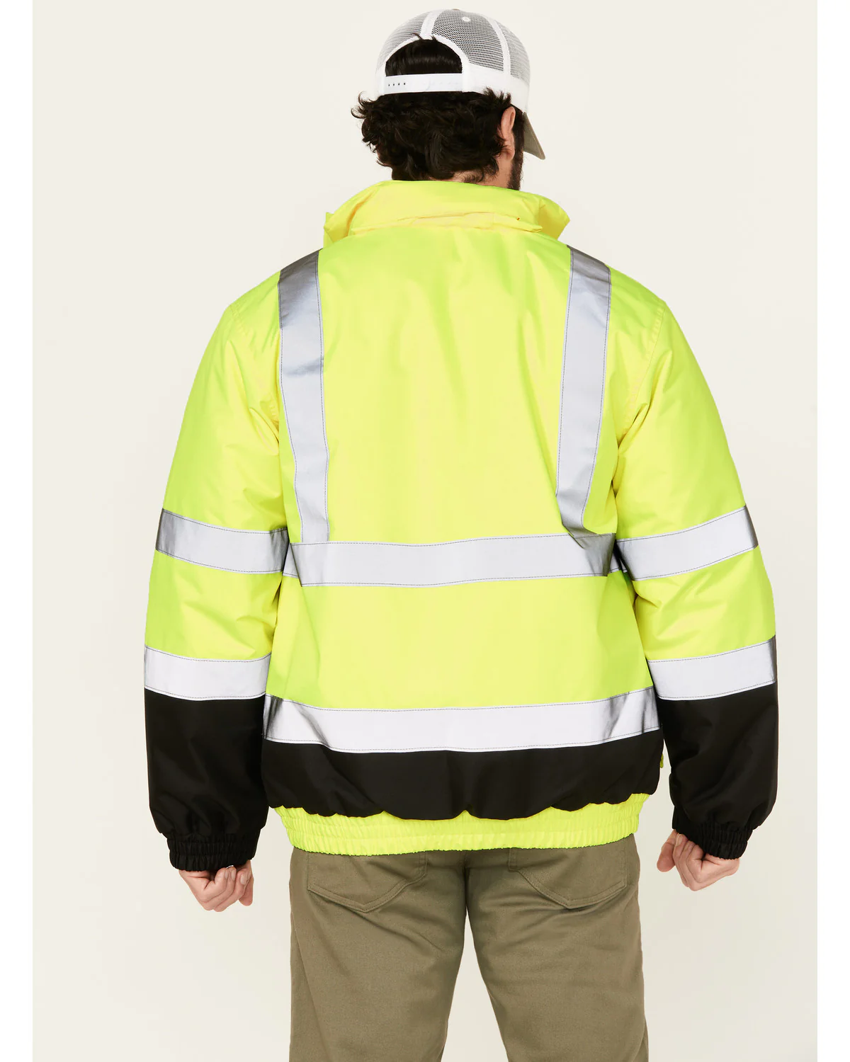Men's Hi-Vis Bomber Jacket - Big - Image 4