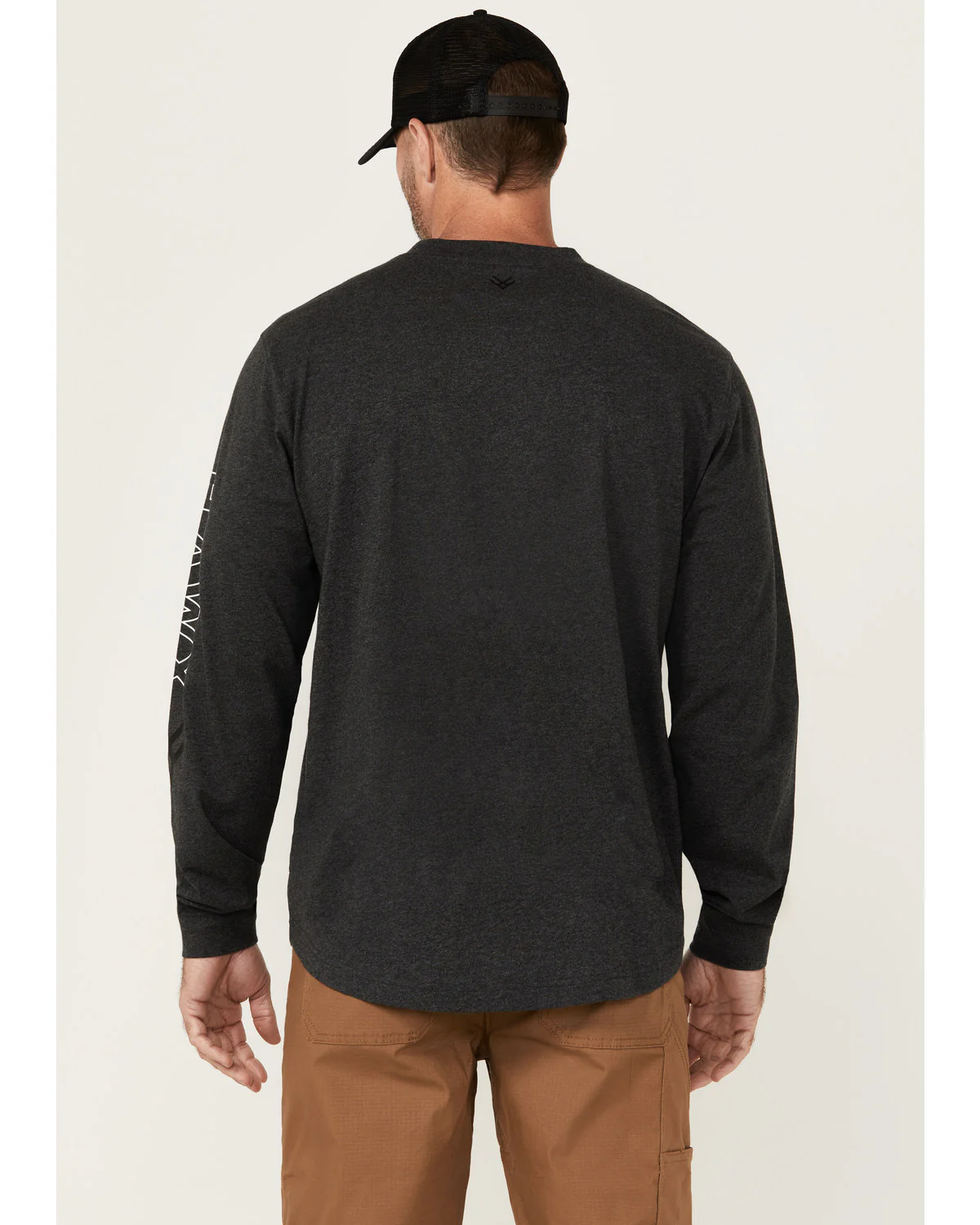 Men's Logo Long Sleeve Graphic Work T-Shirt - Image 4