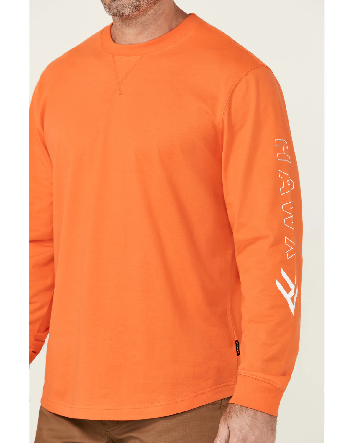 Men's Logo Long Sleeve Graphic Work T-Shirt - Big & Tall - Image 3