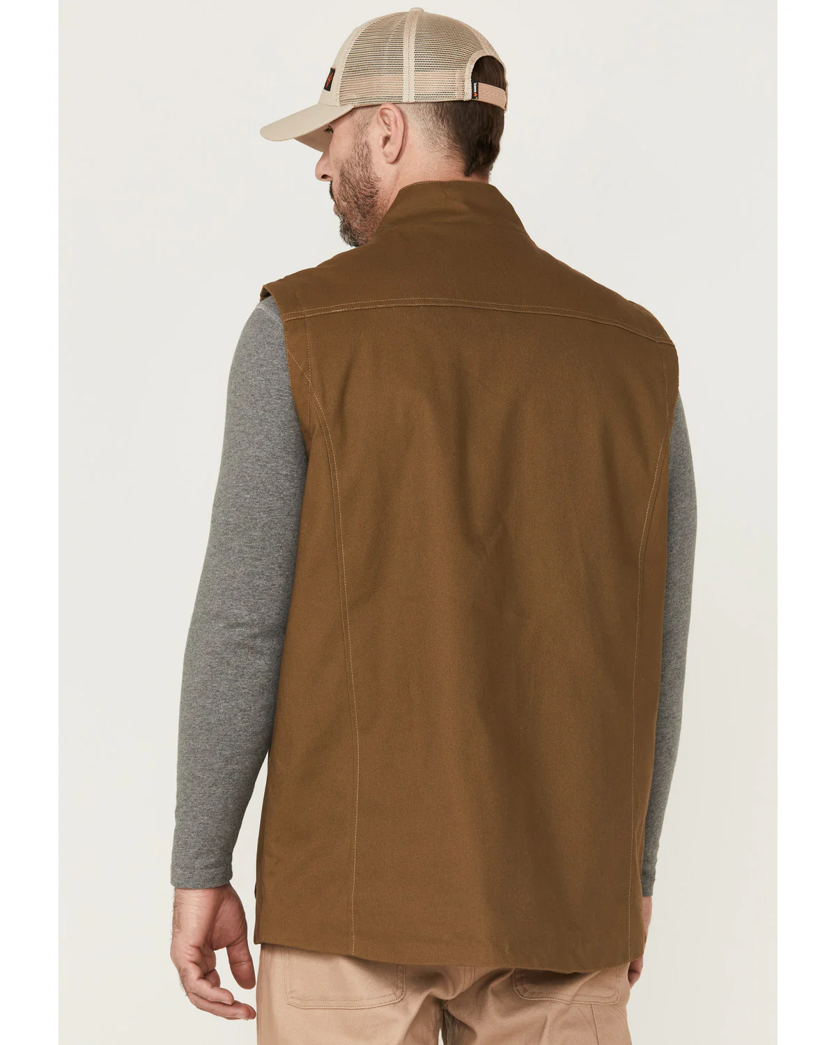 Men's Olive Tejon Insulated Stretch Work Vest - Image 4