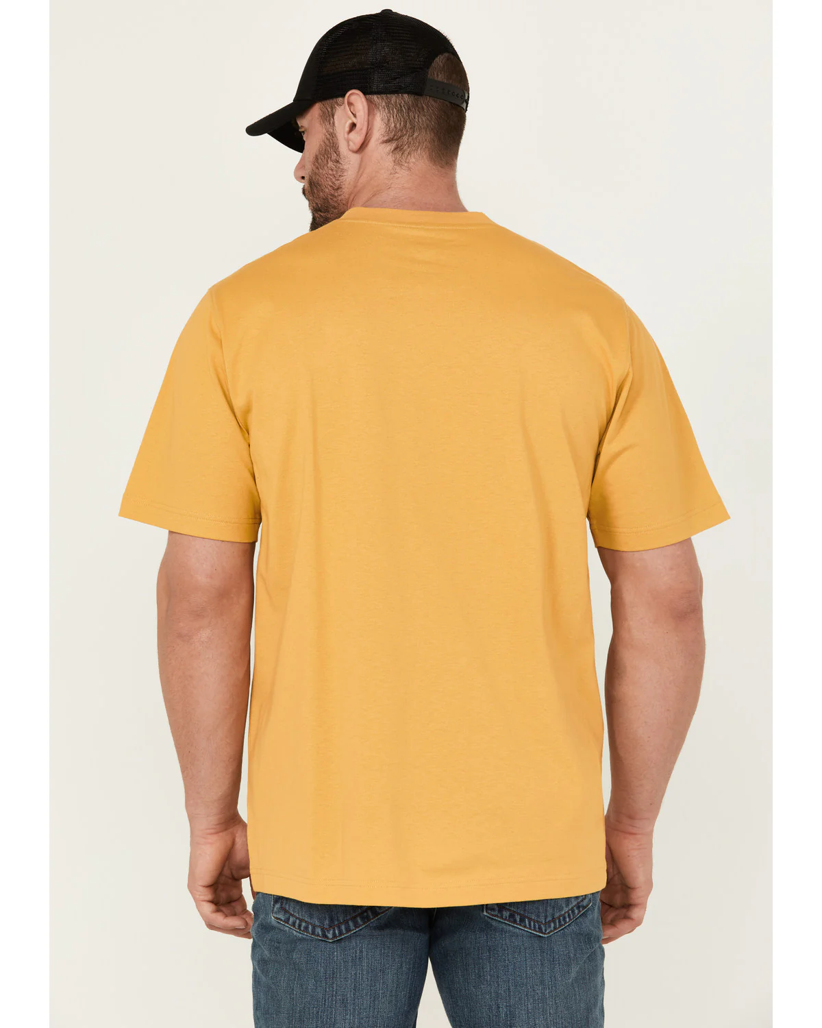 Men's Short Sleeve Solid Knit Forge Work T-Shirt - Image 4