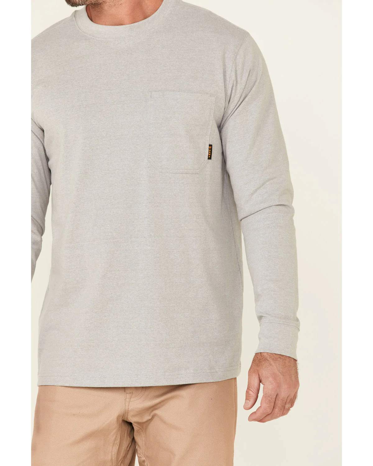 Men's Solid Forge Long Sleeve Work Pocket T-Shirt - Big - Image 3